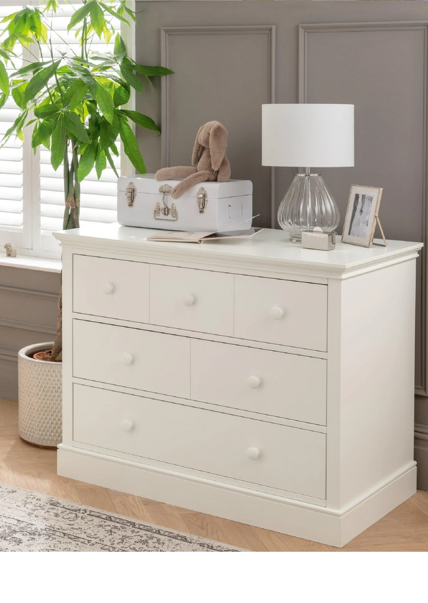 Mamas and Papas Oxford Cotbed and Dresser