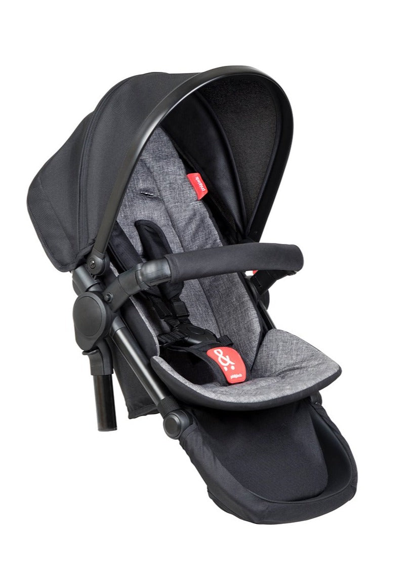 Phil & Teds Dash Double Kit Charcoal Extra Pushchair Seat