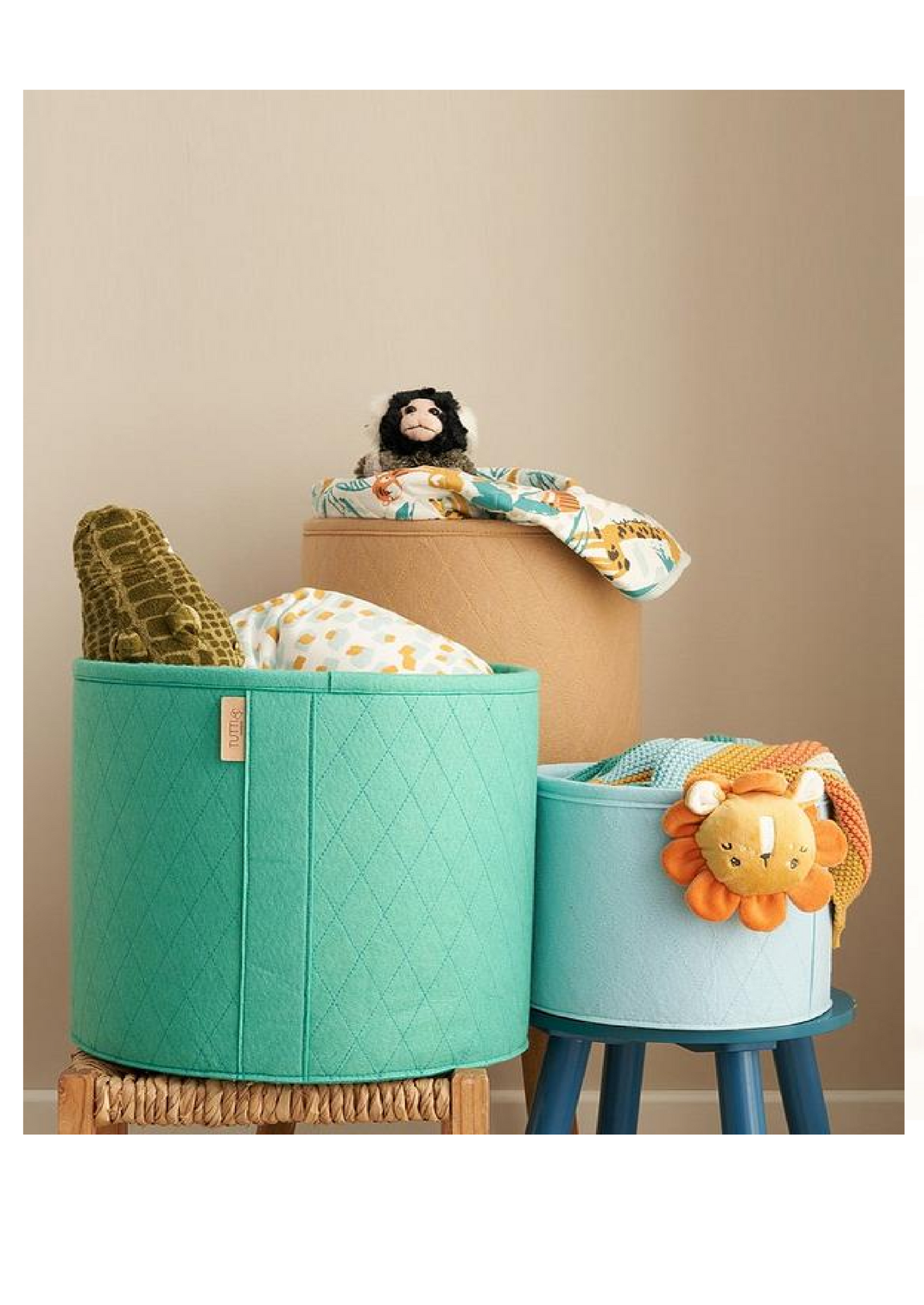 Tutti Bambini  Décor Bundle - Storage Baskets & Nursery Décor