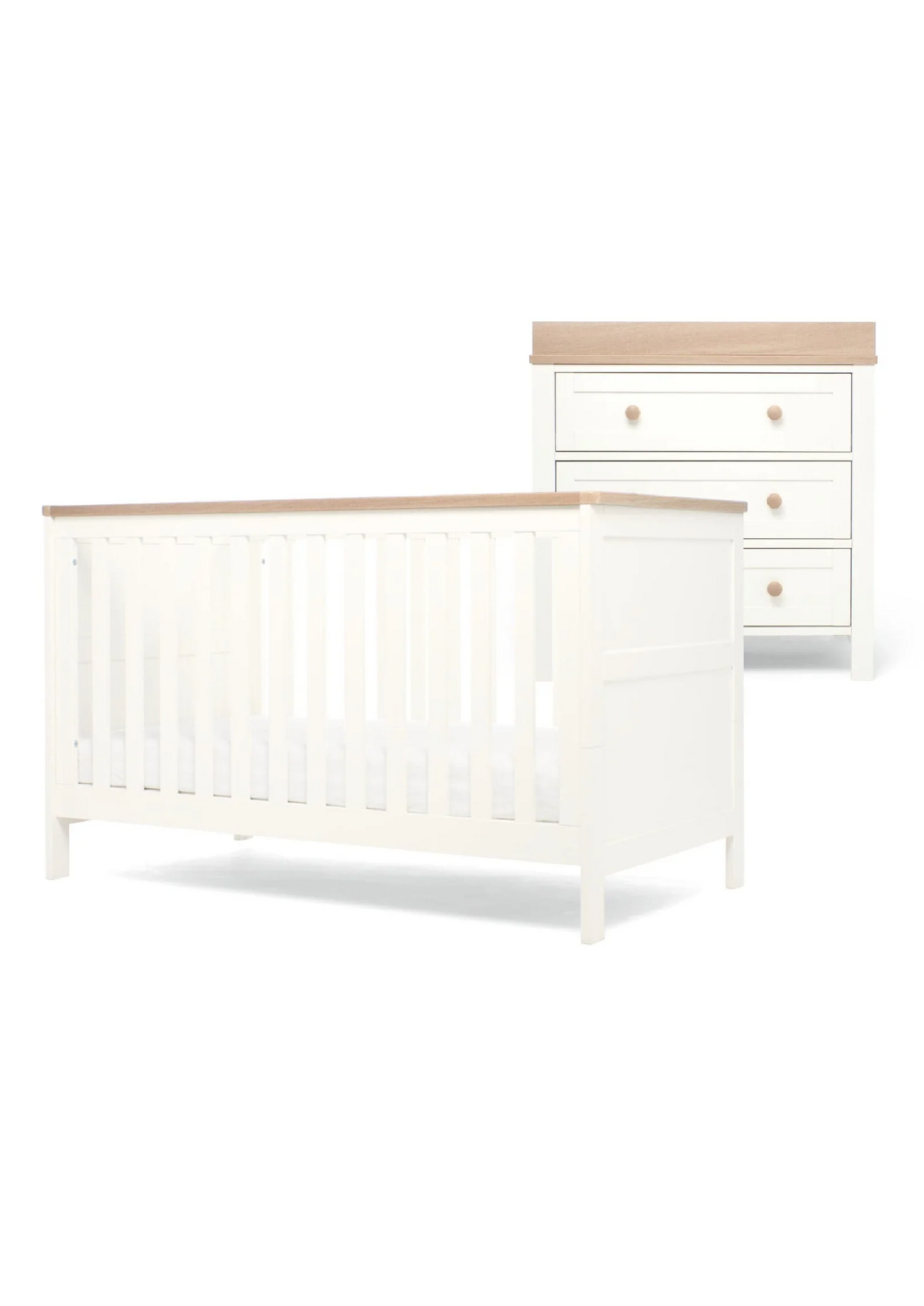 Mamas and Papas Wedmore 2 piece set Cotbed and Dresser