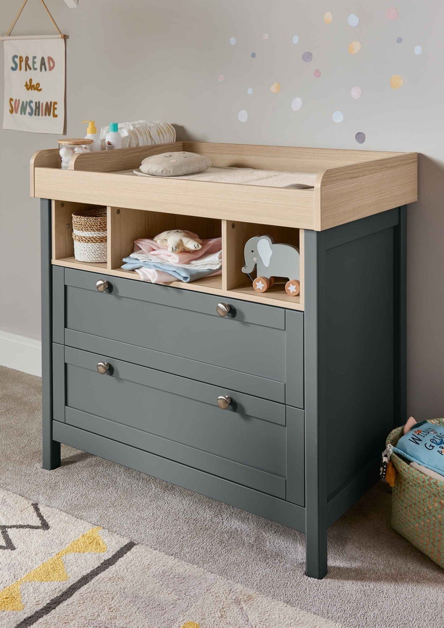 Mamas and Papas Harwell Cotbed, Dresser and Wardrobe - SweetDreamzzzPenryn